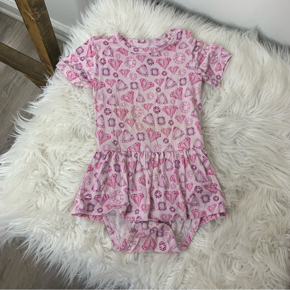Lev Baby Jewels Skirted Bodysuit
